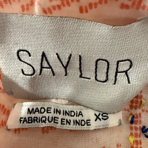 Saylor Embroidered Wide-Leg Jumpsuit XS - Picture 3 of 14